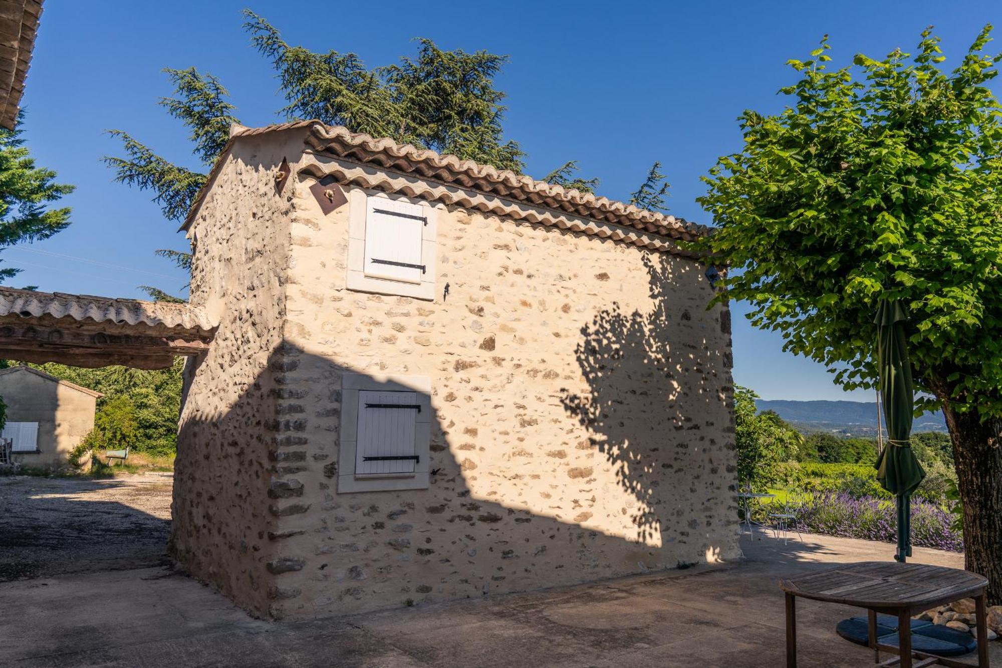 וזון-לה-רומיין Gite "La Sainte-Croix", Traditional Provencal House For 8 People, Private Swimming-Pool, Air-Conditioner, Beautiful Scenery מראה חיצוני תמונה